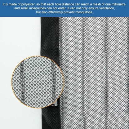Magnetic Screen Door Mesh Curtain Durable Heavy Duty Mosquito Net Bug